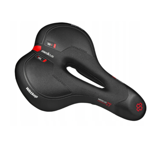 Wittkop Medicus Pro 2.0 Dames Gelzadel - Zwart - Voorgevormde Gelpads