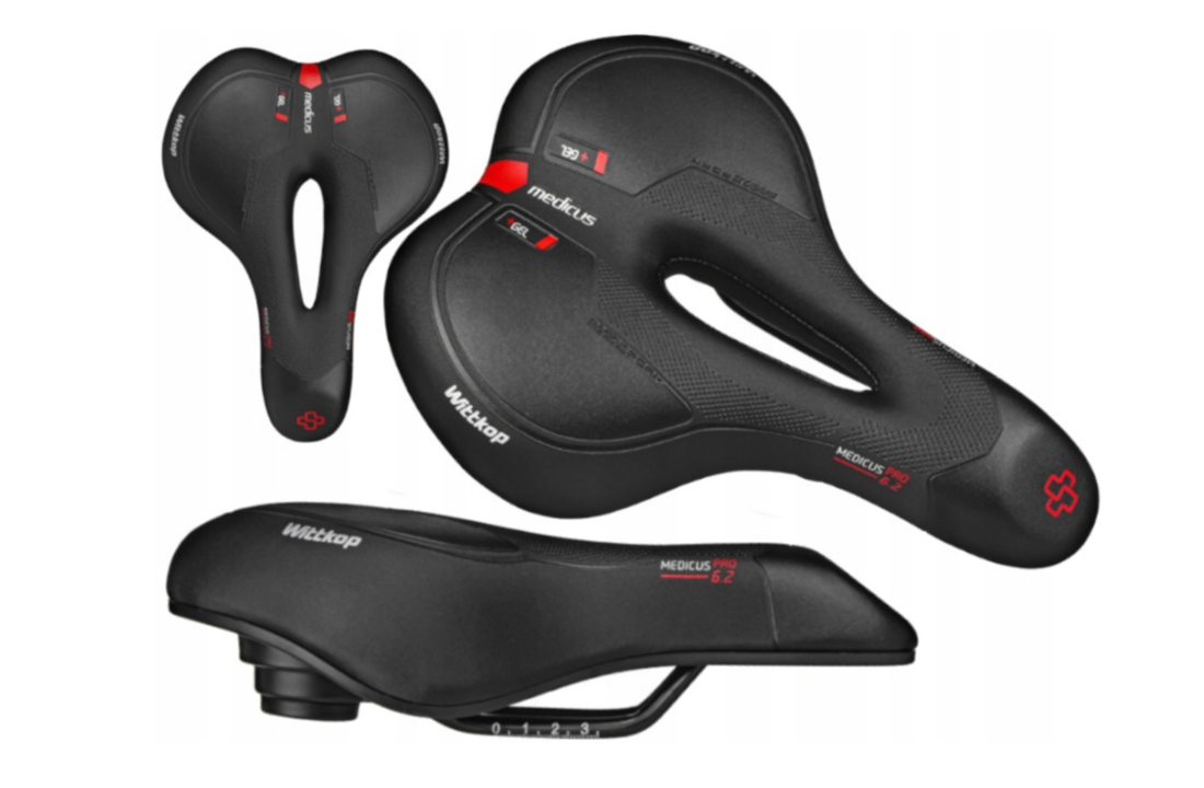 Wittkop Medicus Pro 2.0 Dames Gelzadel - Zwart - Voorgevormde Gelpads