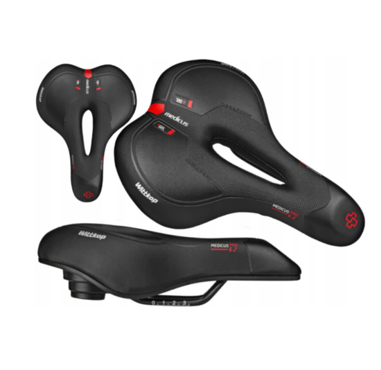 Wittkop Medicus Pro 2.0 Dames Gelzadel - Zwart - Voorgevormde Gelpads