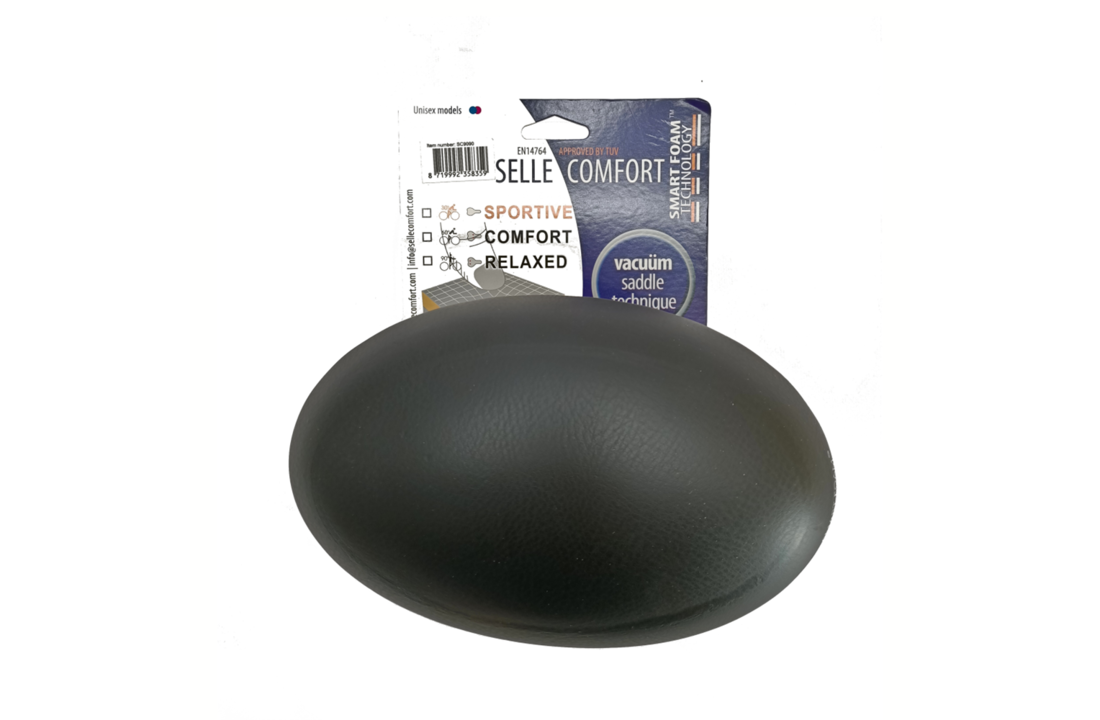 Selle Comfort Rokzadel / Fietszadel - Smart Foam Techniek - Zwart