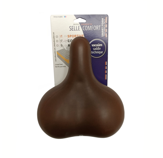 Selle Comfort Catana Fietszadel - Bruin - Met Smart Foam Techniek