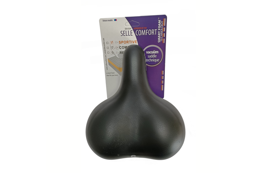 Selle Comfort Catana Fietszadel - Zwart - Met Smart Foam Techniek