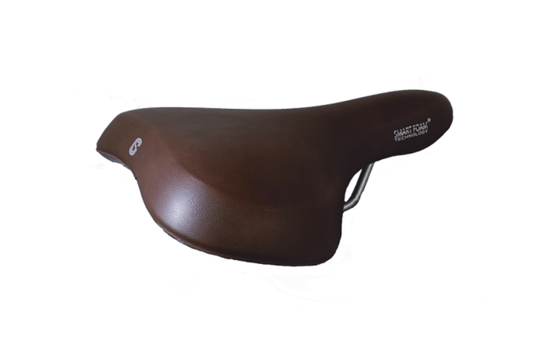 Selle Comfort Pure Fietszadel - Bruin - Met Smart Foam Techniek