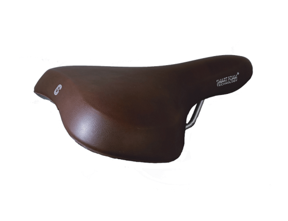 Selle Comfort Pure Fietszadel - Bruin - Met Smart Foam Techniek