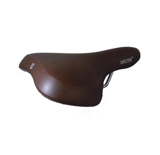 Selle Comfort Pure Fietszadel - Bruin - Met Smart Foam Techniek