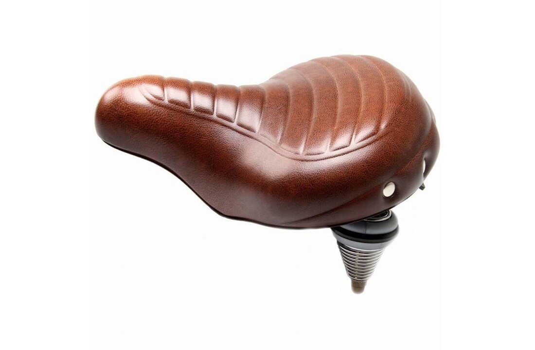 Selle Comfort Drifter Fietszadel Wave - Bruin - Met Hangveren
