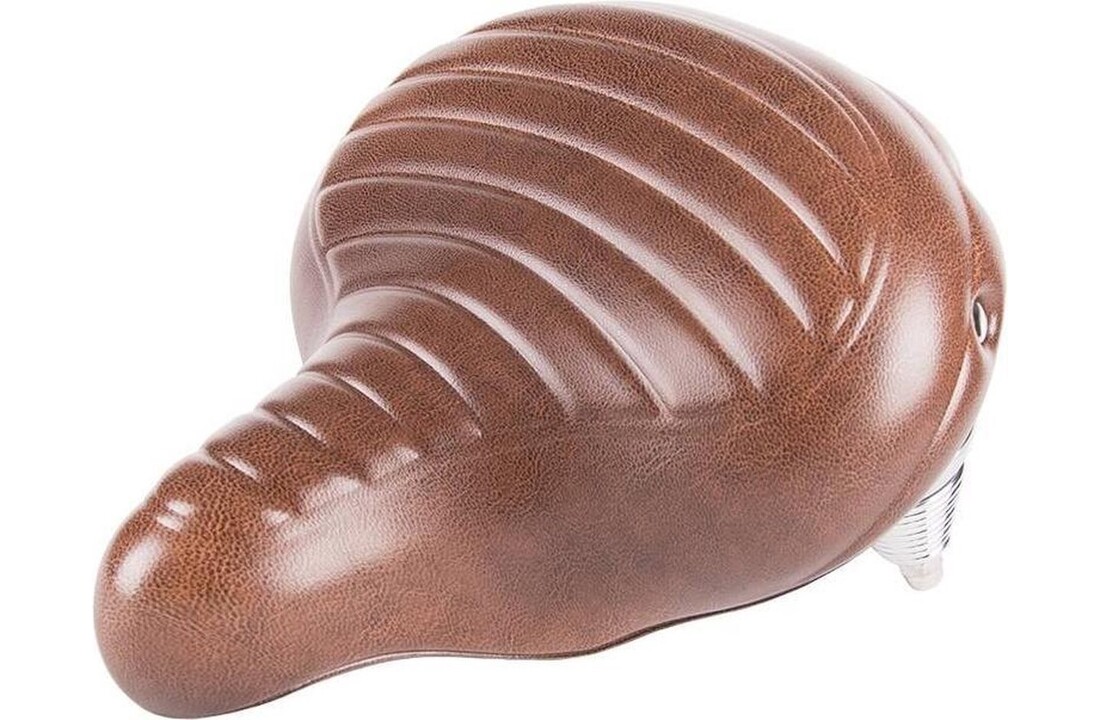 Selle Comfort Drifter Fietszadel Wave - Bruin - Met Hangveren