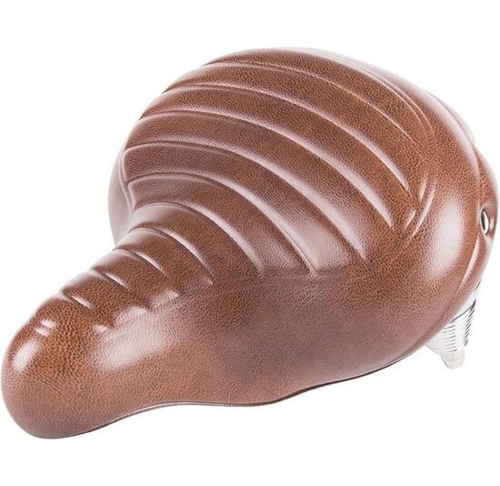 Selle Comfort Drifter Fietszadel Wave - Bruin - Met Hangveren