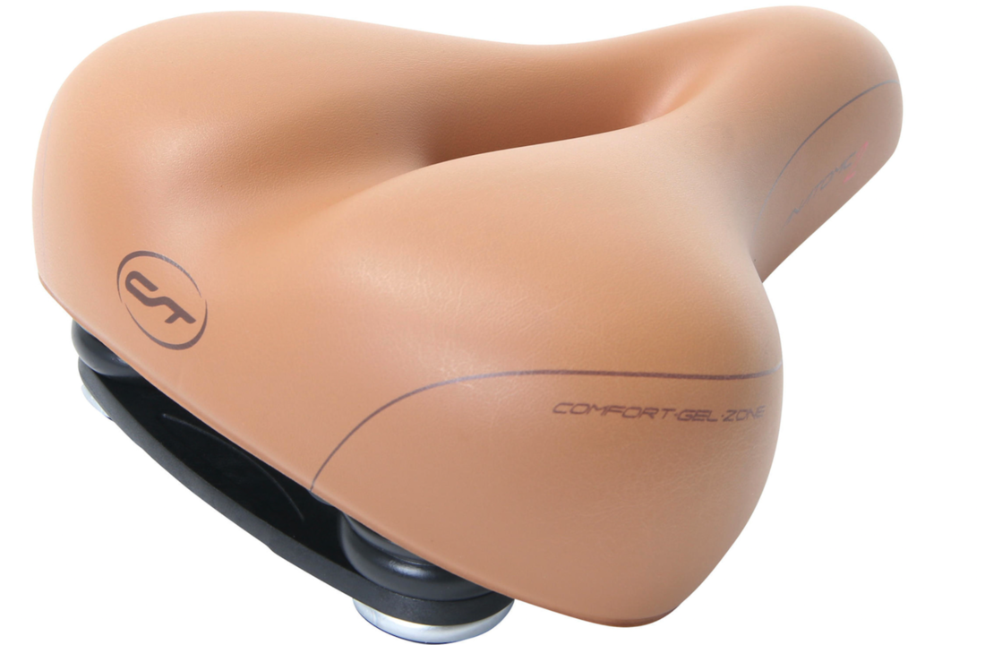 Contec City Zone Cut Anatomic 2 Dames Fietszadel Lichtbruin