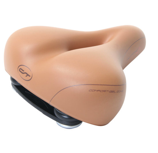 Contec City Zone Cut Anatomic 2 Dames Fietszadel Lichtbruin