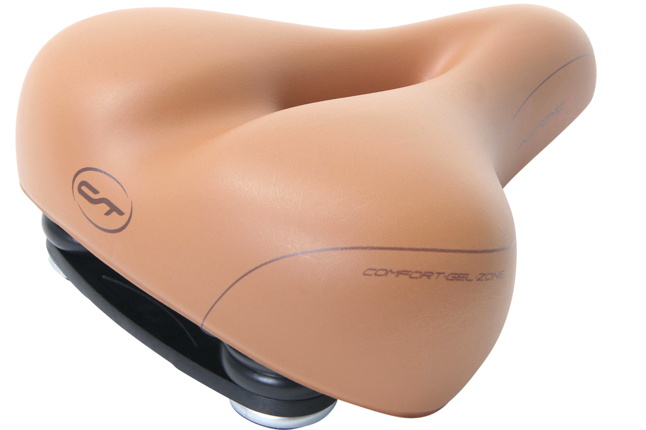 Contec City Zone Cut Anatomic 2 Dames Fietszadel Lichtbruin