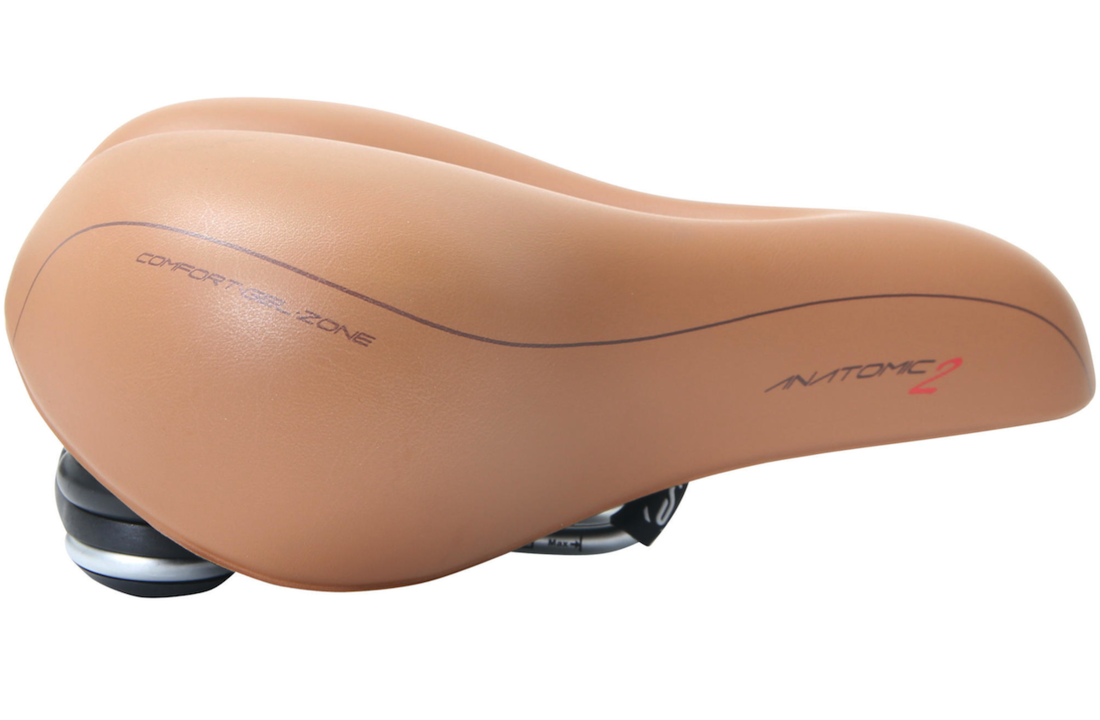 Contec City Zone Cut Anatomic 2 Dames Fietszadel Lichtbruin