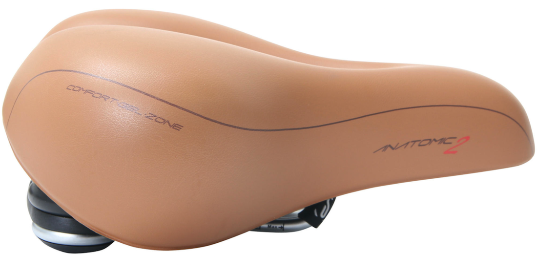 Contec City Zone Cut Anatomic 2 Dames Fietszadel Lichtbruin