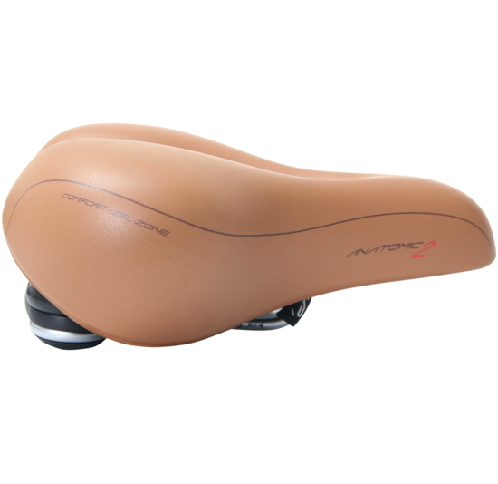 Contec City Zone Cut Anatomic 2 Dames Fietszadel Lichtbruin