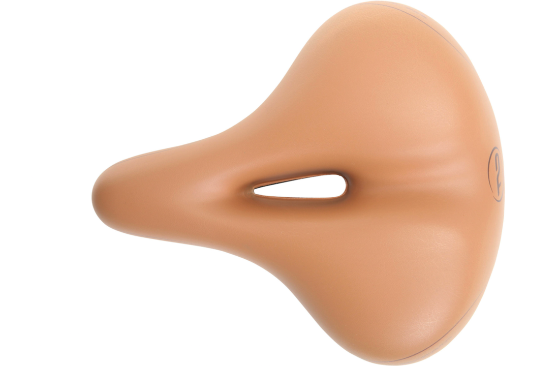 Contec City Zone Cut Anatomic 2 Dames Fietszadel Lichtbruin