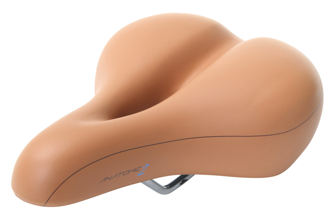 Contec City Zone Cut Anatomic 2 Unisex Fietszadel Lichtbruin