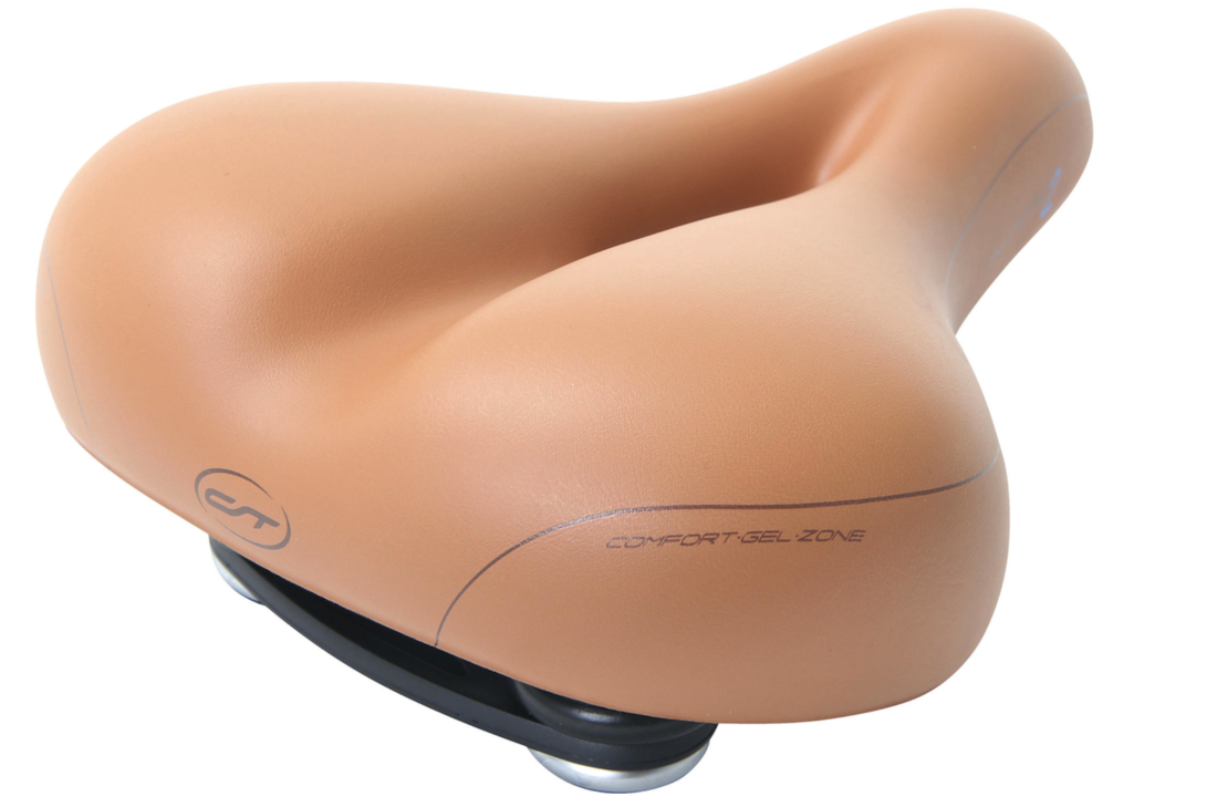 Contec City Zone Cut Anatomic 2 Unisex Fietszadel Lichtbruin