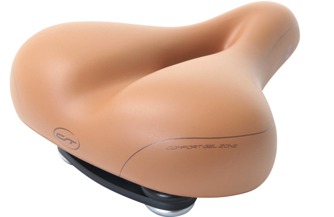 Contec City Zone Cut Anatomic 2 Unisex Fietszadel Lichtbruin