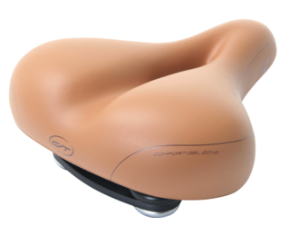 Contec City Zone Cut Anatomic 2 Unisex Fietszadel Lichtbruin