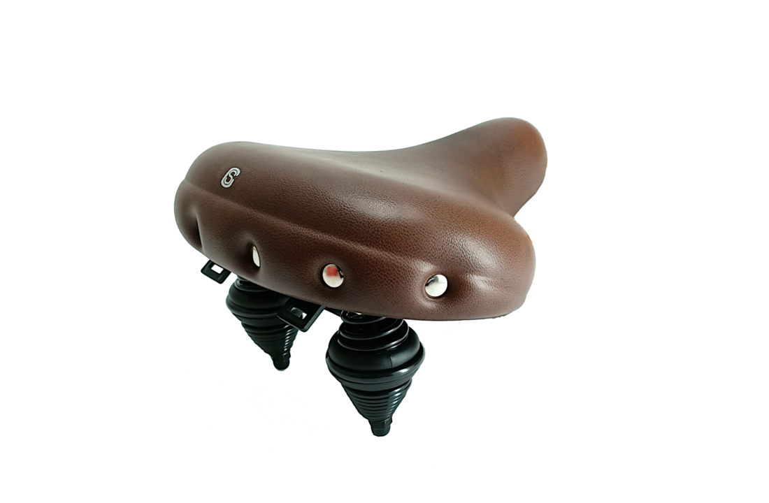 Selle Comfort Drifter Fietszadel – Bruin – Met Hangveren