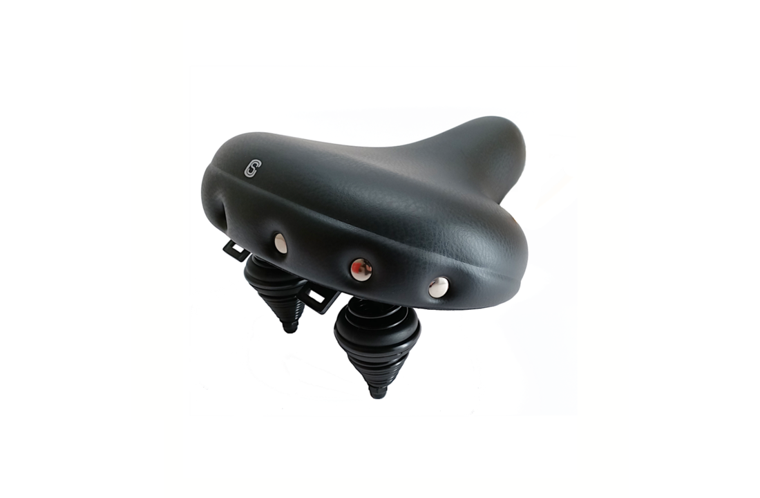 Selle Comfort Drifter Fietszadel - Zwart - Met Hangveren