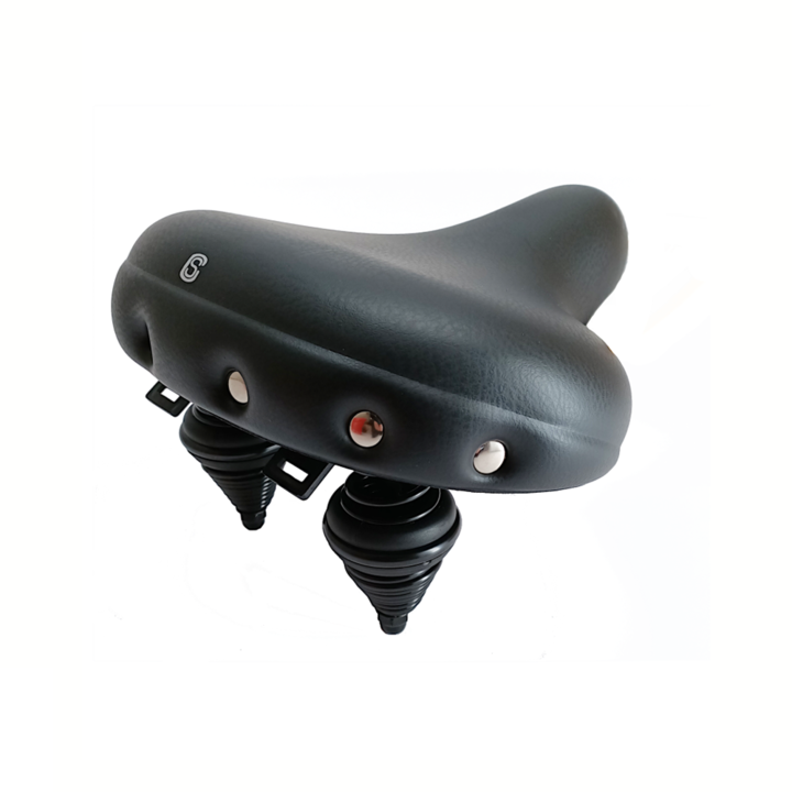 Selle Comfort Drifter Fietszadel - Zwart - Met Hangveren