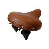Selle Comfort Drifter Fietszadel - Lichtbruin - Met Hangveren