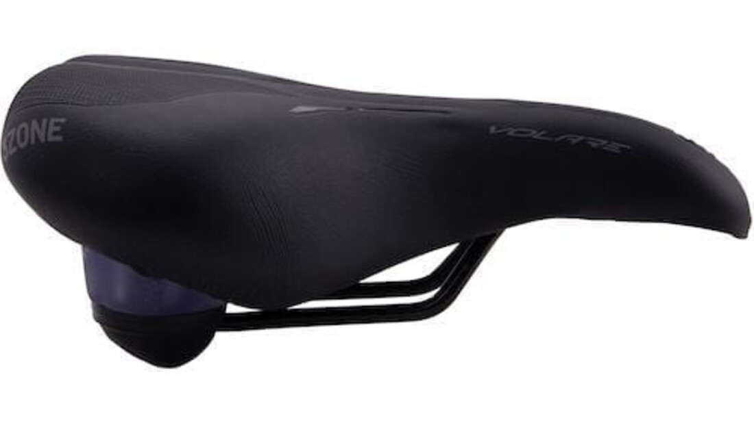 Contec City/Tour Volare EL Fietszadel - Zwart - Elastomeer Demper - Unisex