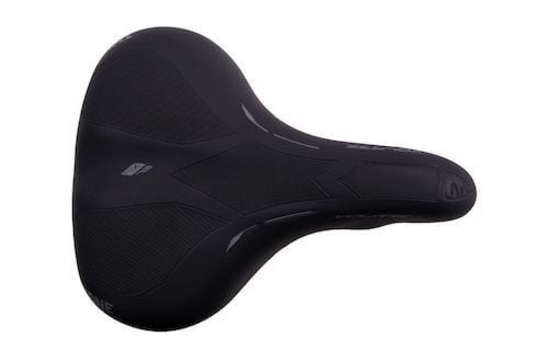 Contec City/Tour Volare EL Fietszadel - Zwart - Elastomeer Demper - Unisex