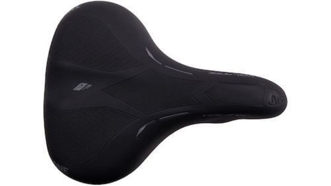 Contec City/Tour Volare EL Fietszadel - Zwart - Elastomeer Demper - Unisex