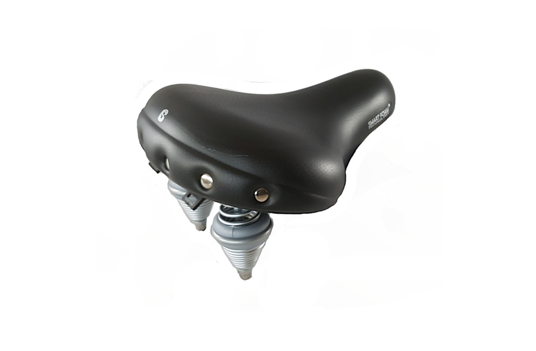 Selle Comfort Retro XL Drifter Fietszadel - Zwart - Met Smart Foam Techniek