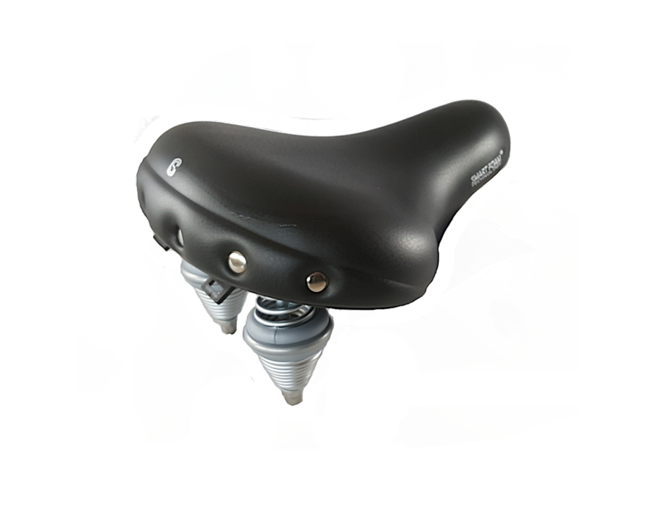 Selle Comfort Retro XL Drifter Fietszadel - Zwart - Met Smart Foam Techniek