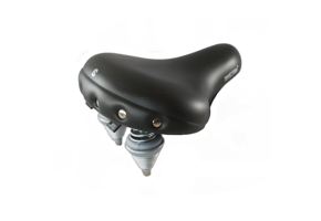 Selle Comfort Retro XL Drifter Fietszadel - Zwart - Met Smart Foam Techniek