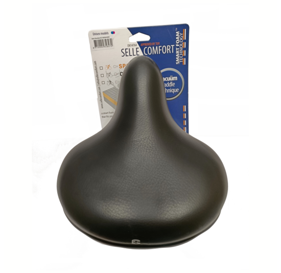 Selle Comfort Retro XL Drifter Fietszadel - Zwart - Met Smart Foam Techniek