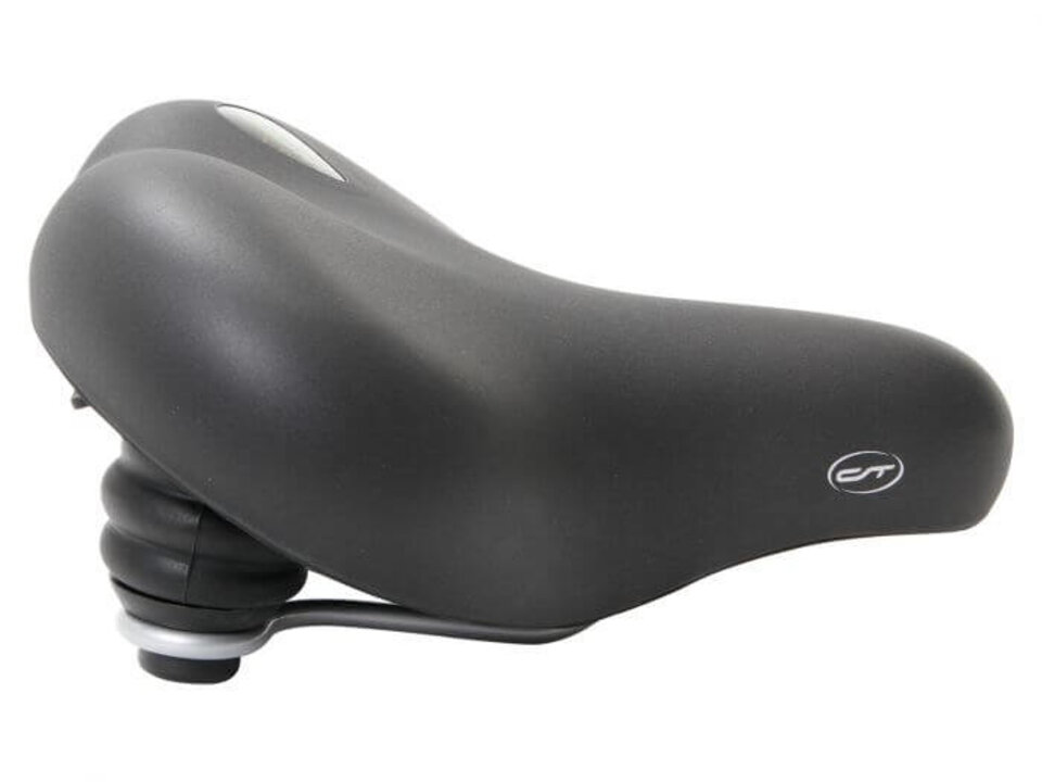 Contec City/Tour Fietszadel Anatomic Sumo - Zwart - +Gel