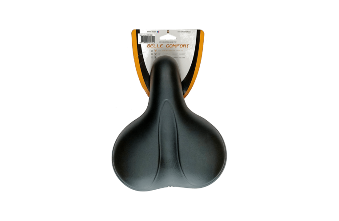 Selle Comfort E-bike Fietszadel - Zwart