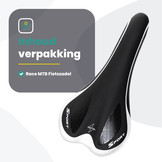 Voltano Race / MTB Fietszadel – Zwart / Zilver - Unisex