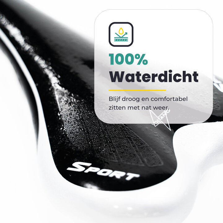 Voltano Race / MTB Fietszadel – Zwart / Zilver - Unisex