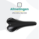 Voltano Race / MTB Fietszadel – Zwart / Zilver - Unisex