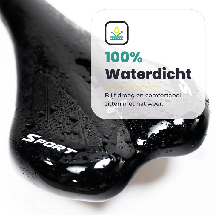 Voltano Race / MTB Fietszadel – Unisex – Zwart