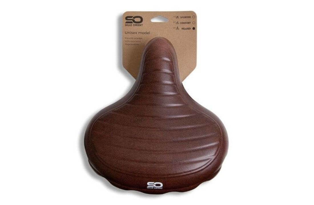 Selle Relax Premium Fietszadel - Drifter - Waterdicht - Bruin