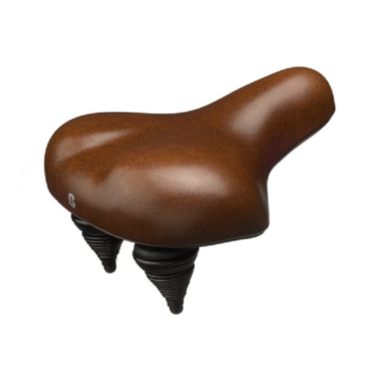 Selle Comfort Drifter Fietszadel - Bruin - Unisex