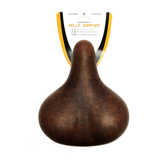Selle Comfort Drifter Fietszadel - Bruin - Unisex