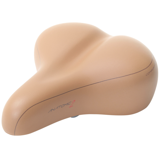 Contec Anatomic 2 City Zadel - Dames Fietszadel - Lichtbruin