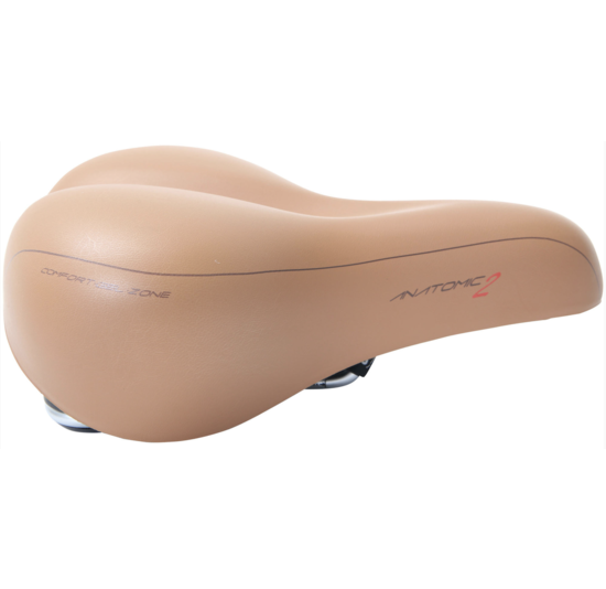 Contec Anatomic 2 City Zadel - Dames Fietszadel - Lichtbruin