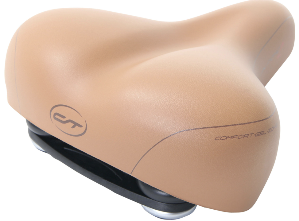 Contec Anatomic 2 City Zadel - Dames Fietszadel - Lichtbruin