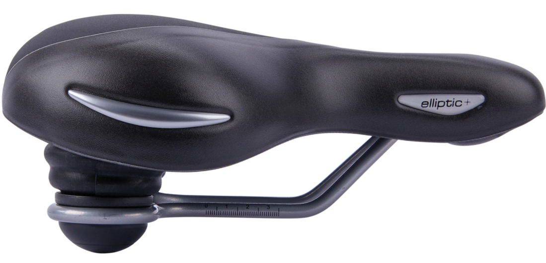 Contec Elliptic+ Zadel - Gel - 100% Waterdicht - Dames