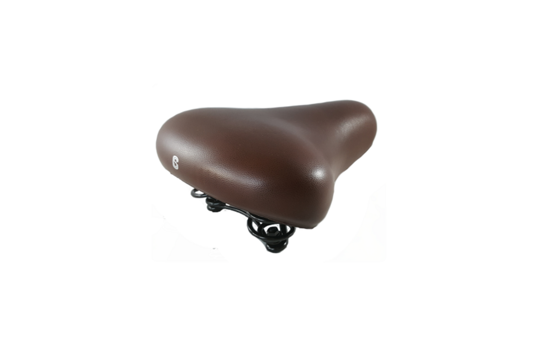 Selle Comfort Fietszadel Unisex - City - Bruin