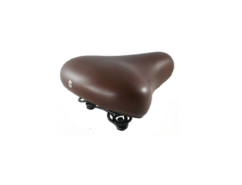 Selle Comfort Fietszadel Unisex - City - Bruin
