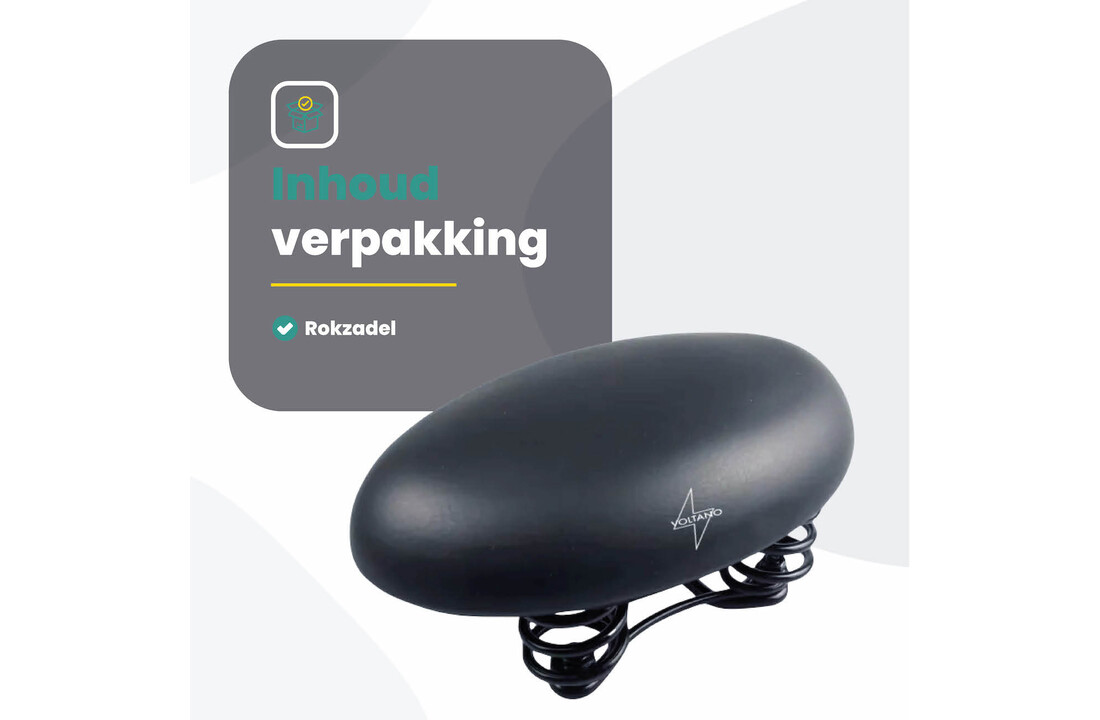 Voltano Rokzadel / Fietszadel - Rok - Zwart